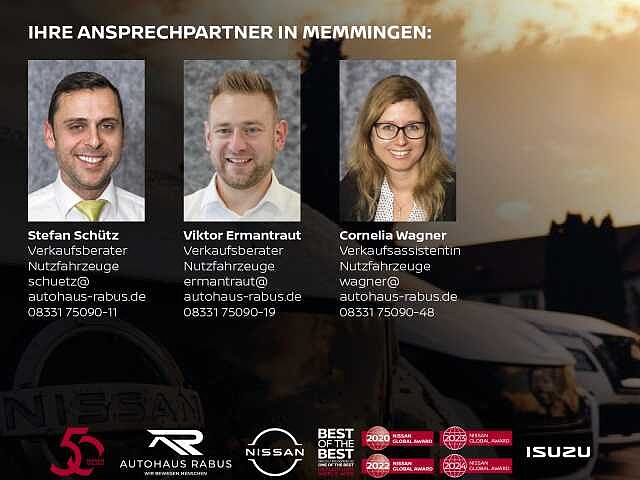 Nissan NV400 L2H2 Comfort Navi Kamera PDC DAB AHK 3,5 to. L2H2 Comfort Navi Kamera PDC DAB AHK 3,5 to.