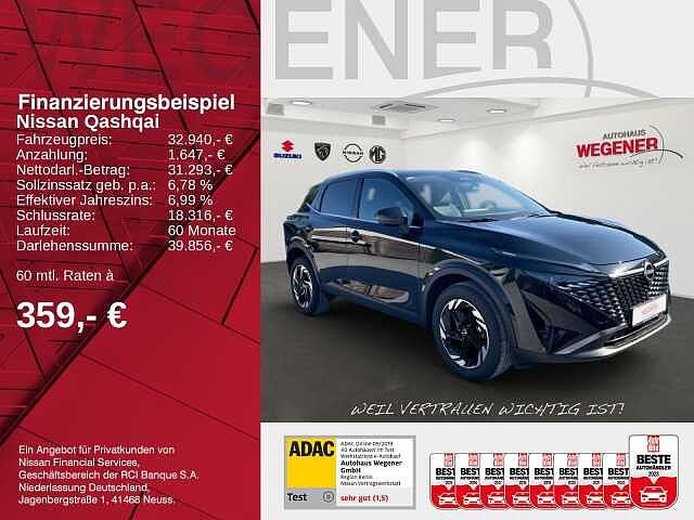 Nissan QASHQAI 1.3 MHEV 158PS (AT) N-CONNECTA Head-up-Display Elekt. Heckklappe Beheizb 1.3 MHEV 158PS (AT) N-CONNECTA Head-up-Display Elekt. Heckklappe Beheizbare Fron