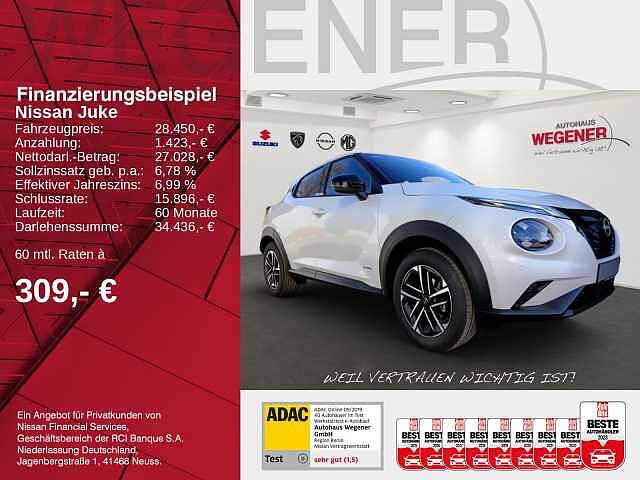 Nissan JUKE 1.6 HYBRID 143 PS 4AMT N-CONNECTA