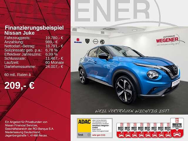 Nissan JUKE 1.0 TEKNA / AT / LED / 360 / ALU / ALLWETTER 1.0 TEKNA / AT / LED / 360 / ALU / ALLWETTER