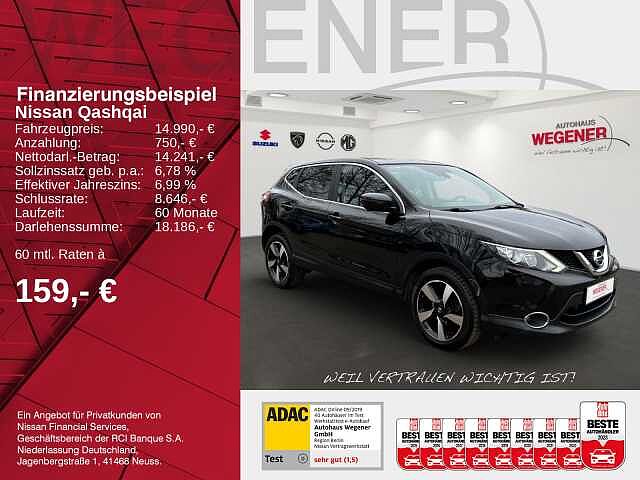 Nissan QASHQAI N-CONNECTA NAVI SHZ 360&deg; KAMERA ALU KLIMA 360
