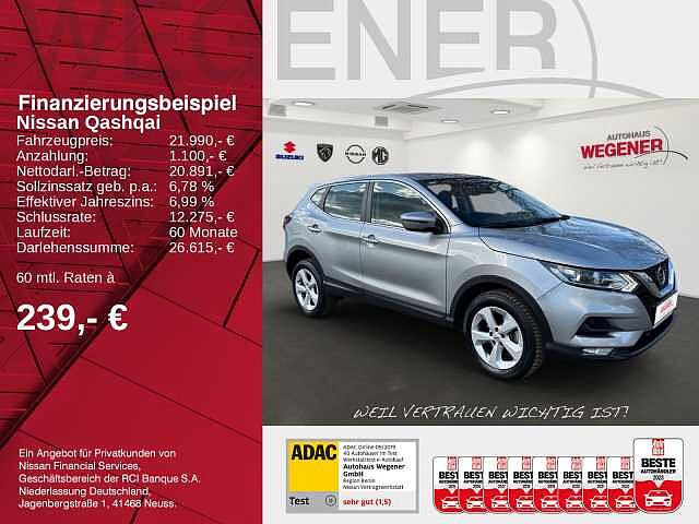 Nissan QASHQAI ACENTA AT 1.3 DIG-T 160 PS NAVI SHZ KAM ACENTA