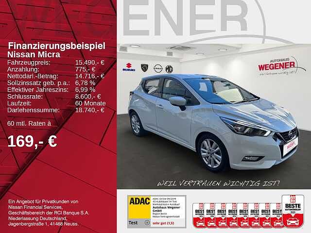 Nissan MICRA N-WAY AT 100 ANDROID/APPLE KAMERA SHZ PDC N-Way