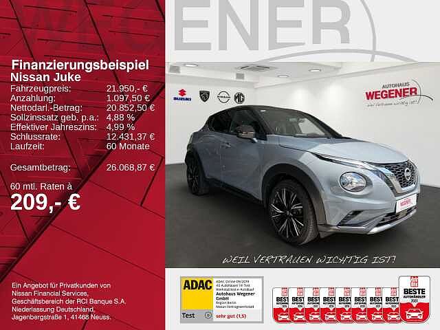 Nissan JUKE N-DESIGN AT LED BOSE ACC SHZ Scheckheft