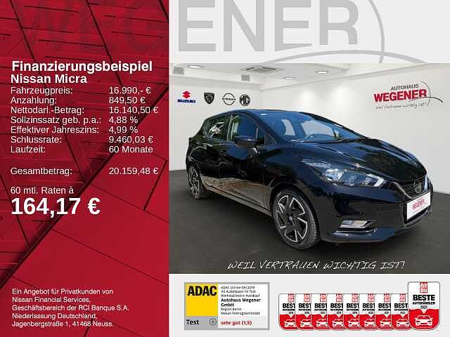 Nissan MICRA 1.0 IG-T Xtronic 92 PS *Navi*Kamera*Shz* N-Way